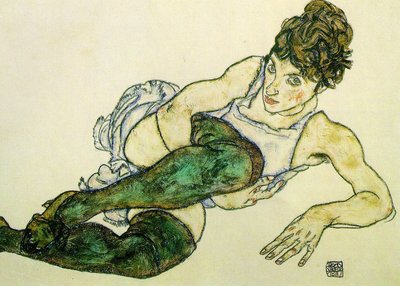 Medias verdes de Egon Schiele